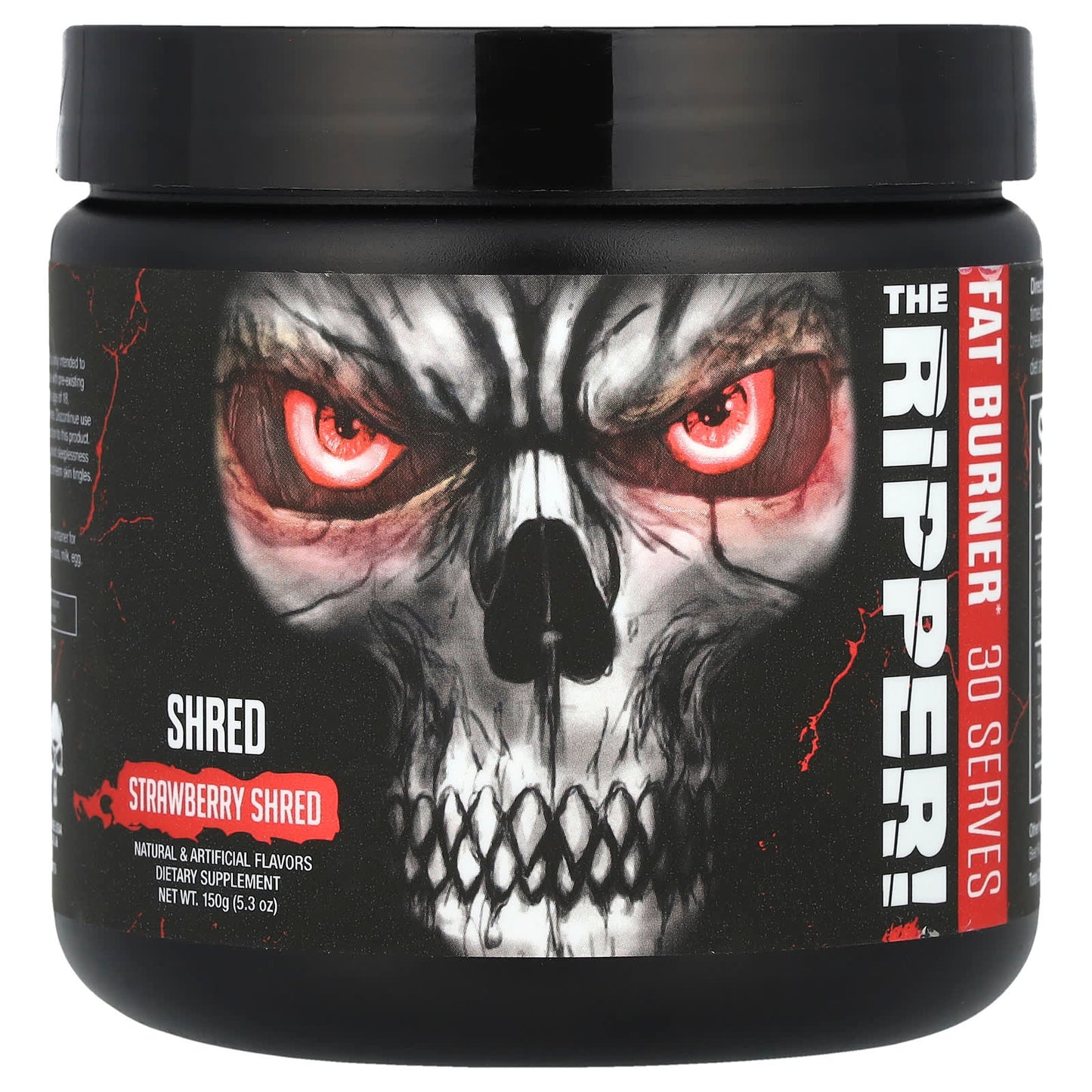 JNX Sports Strawberry Shred Fat Burner 5.3 oz (150g) - Natural Energy & Appetite Control - Image 1