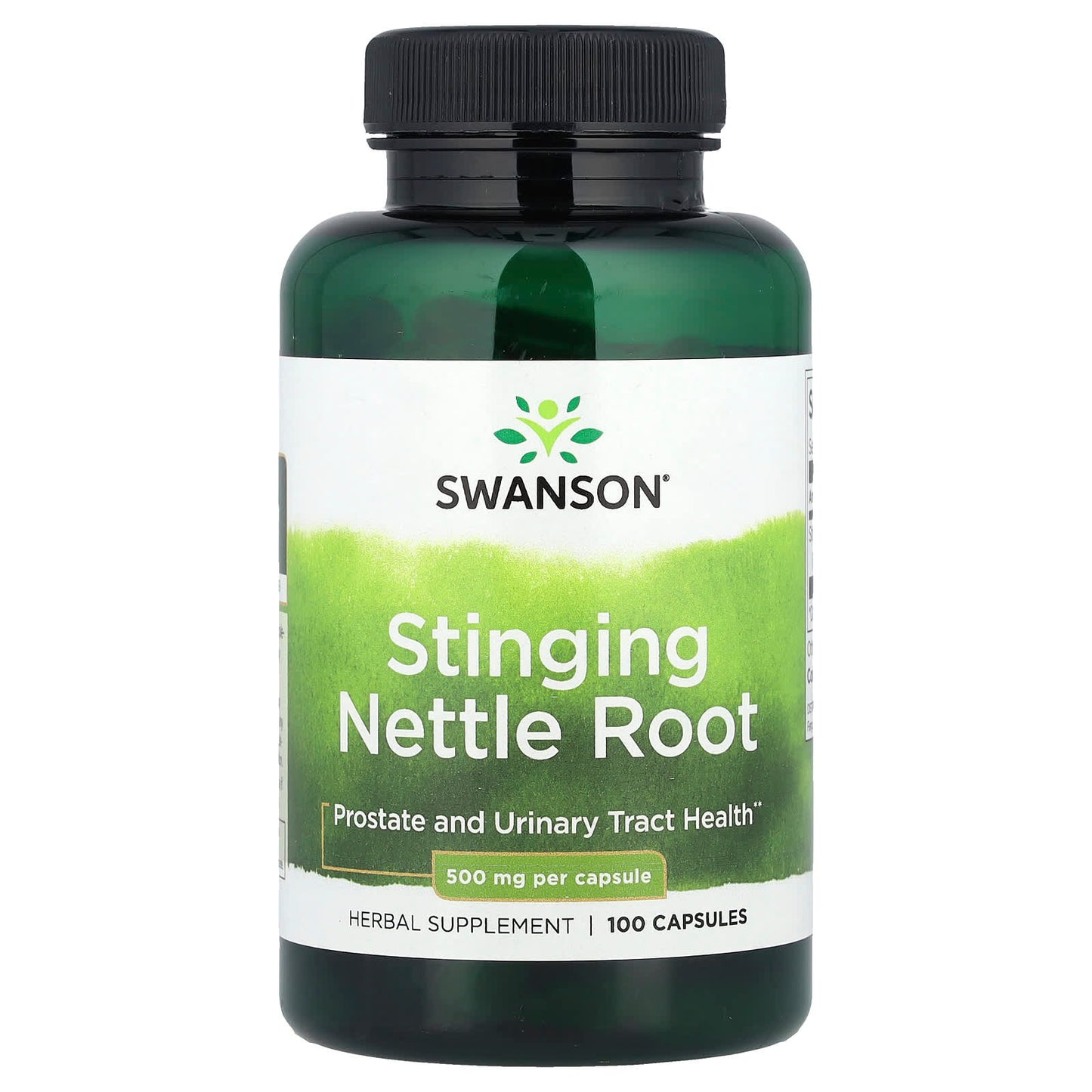 Swanson, Stinging Nettle Root, 500 mg, 100 Capsules - Image 1