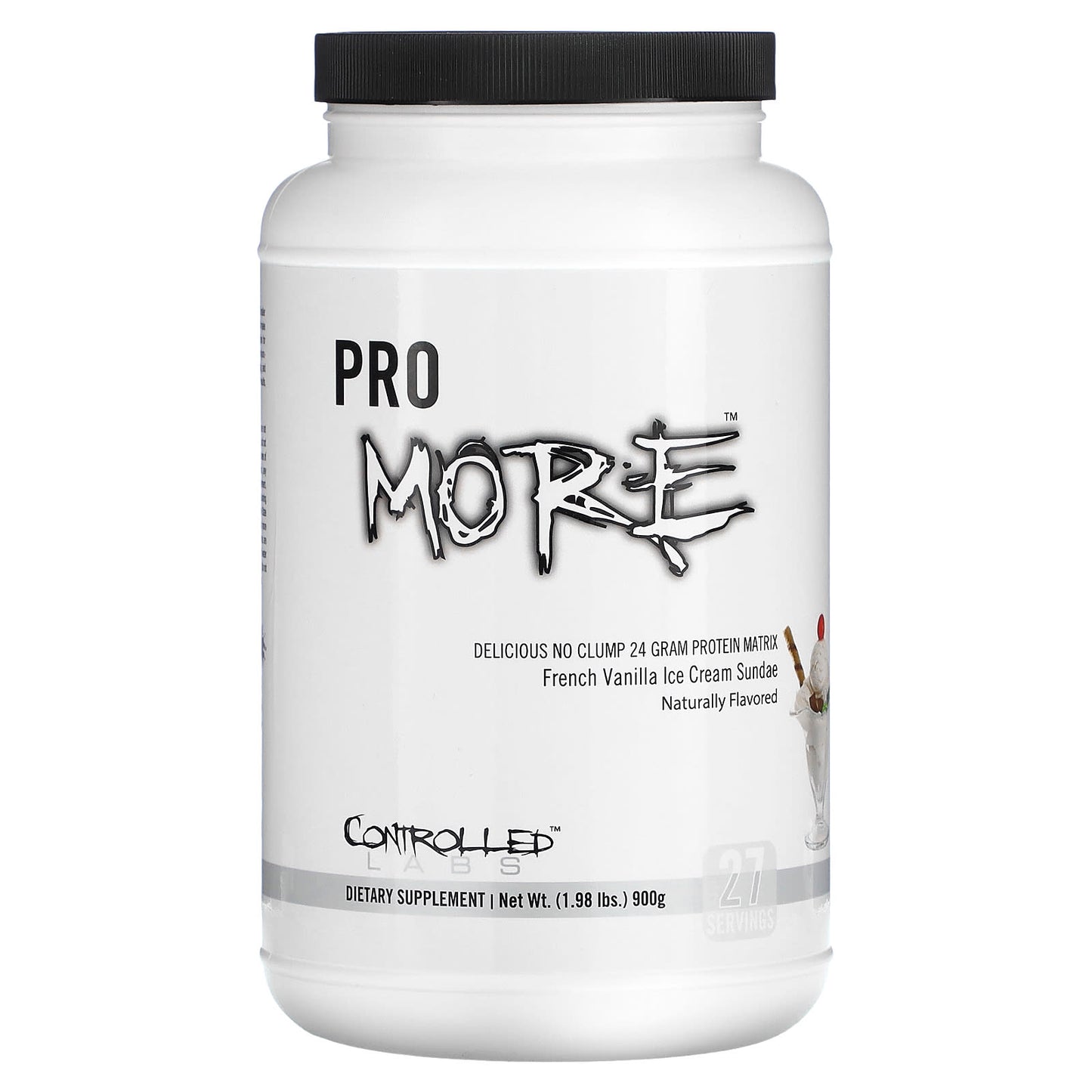 Controlled Labs Pro More Protein Matrix French Vanilla Ice Cream Sundae 1.98 lb - Image 1