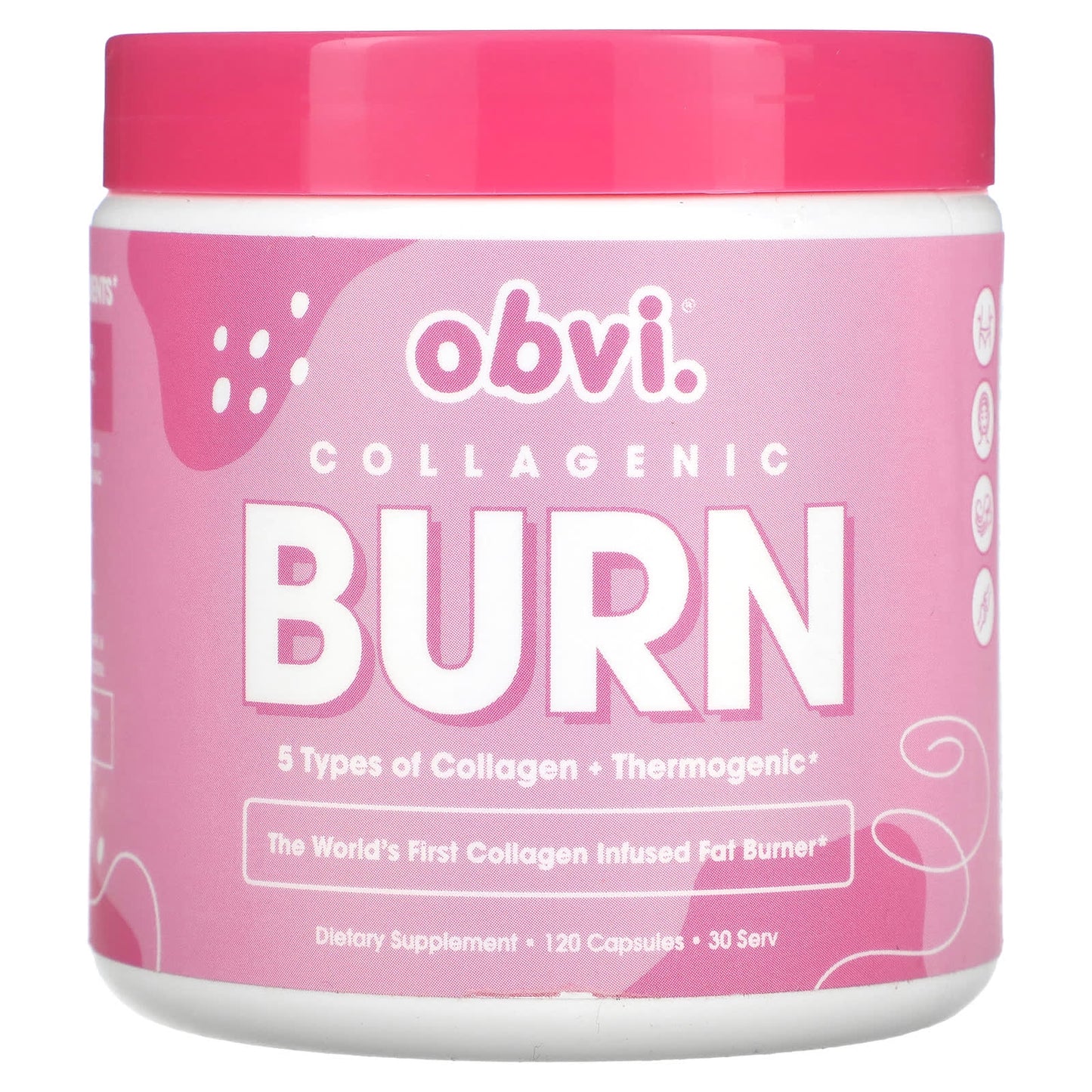 Obvi, Collagenic Burn, 120 Capsules