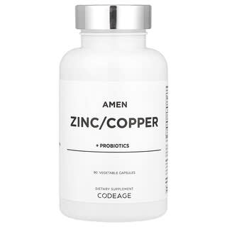 CodeAge Zinc/Copper + Probiotics Supplement for Immune Function & Gut Health