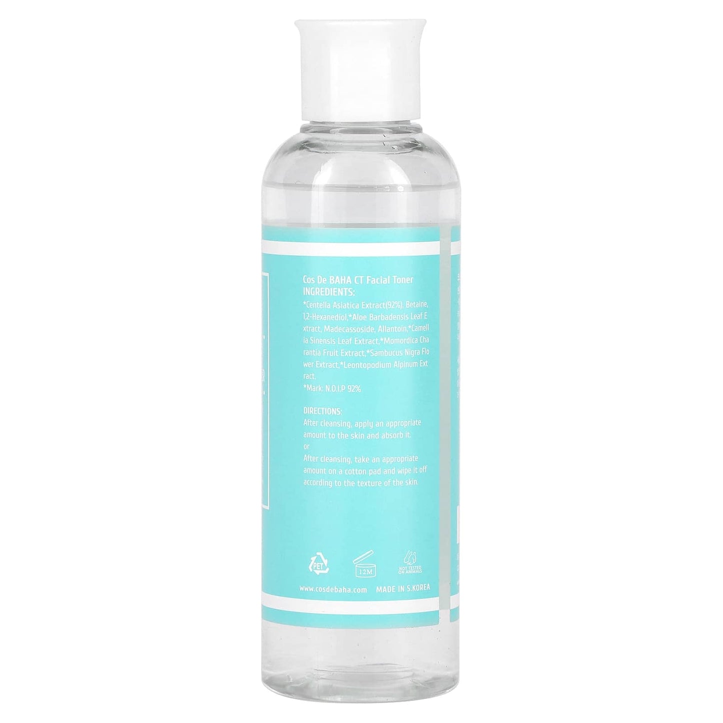 Cos De BAHA Centella Asiatica Facial Toner, 6.76 fl oz (200 ml) - Image 2