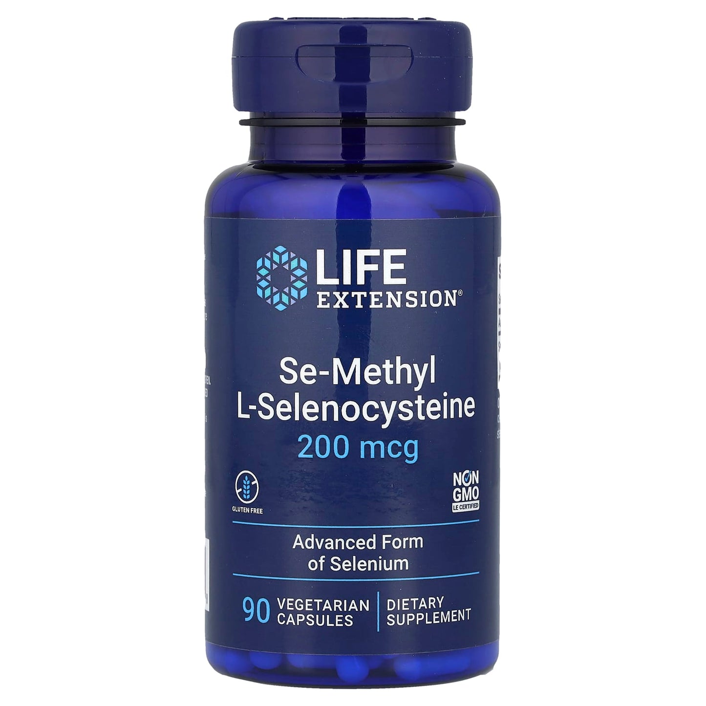 Life Extension, Se-Methyl L- Selenocysteine, 200 mcg, 90 Vegetarian Capsules - Image 1