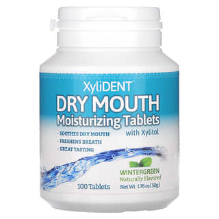 Relieve Dry Mouth with XyliDENT Moisturizing Tablets, 100 Count