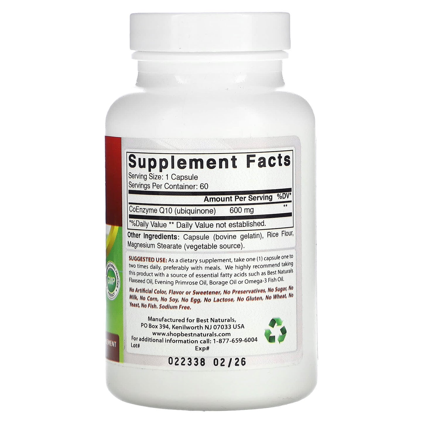 CoQ10 600mg, 60 Capsules - Support Healthy Aging & Heart Function - Image 2