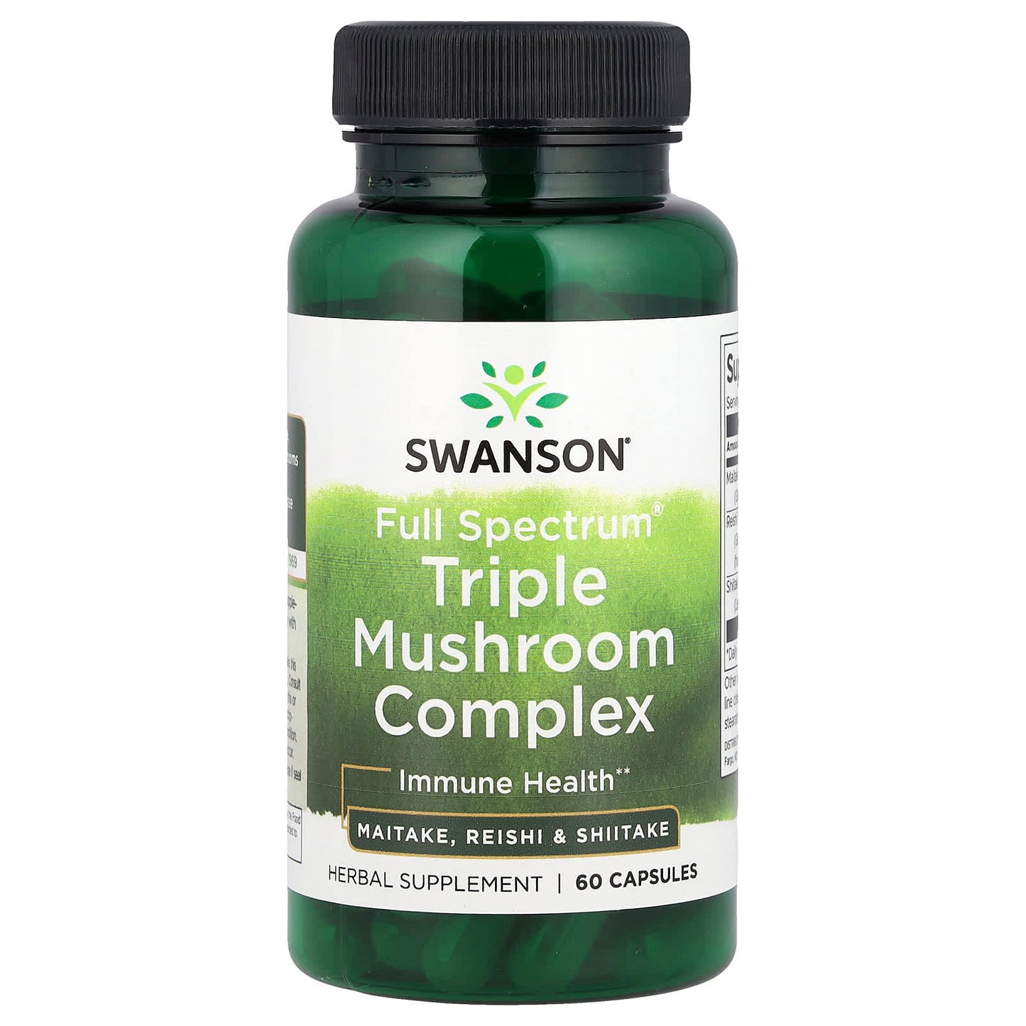 Swanson, Full Spectrum® Triple Mushroom Complex, 60 Capsules - Image 1