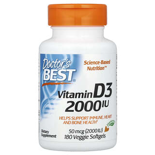 Boost Your Health with Doctor's Best Vitamin D3 Softgels