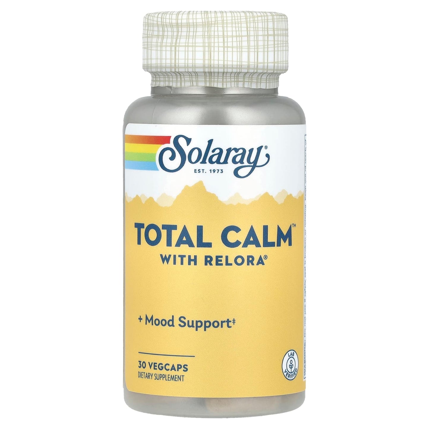 Solaray, Total Calm™ With Relora®, 30 VegCaps - Image 1