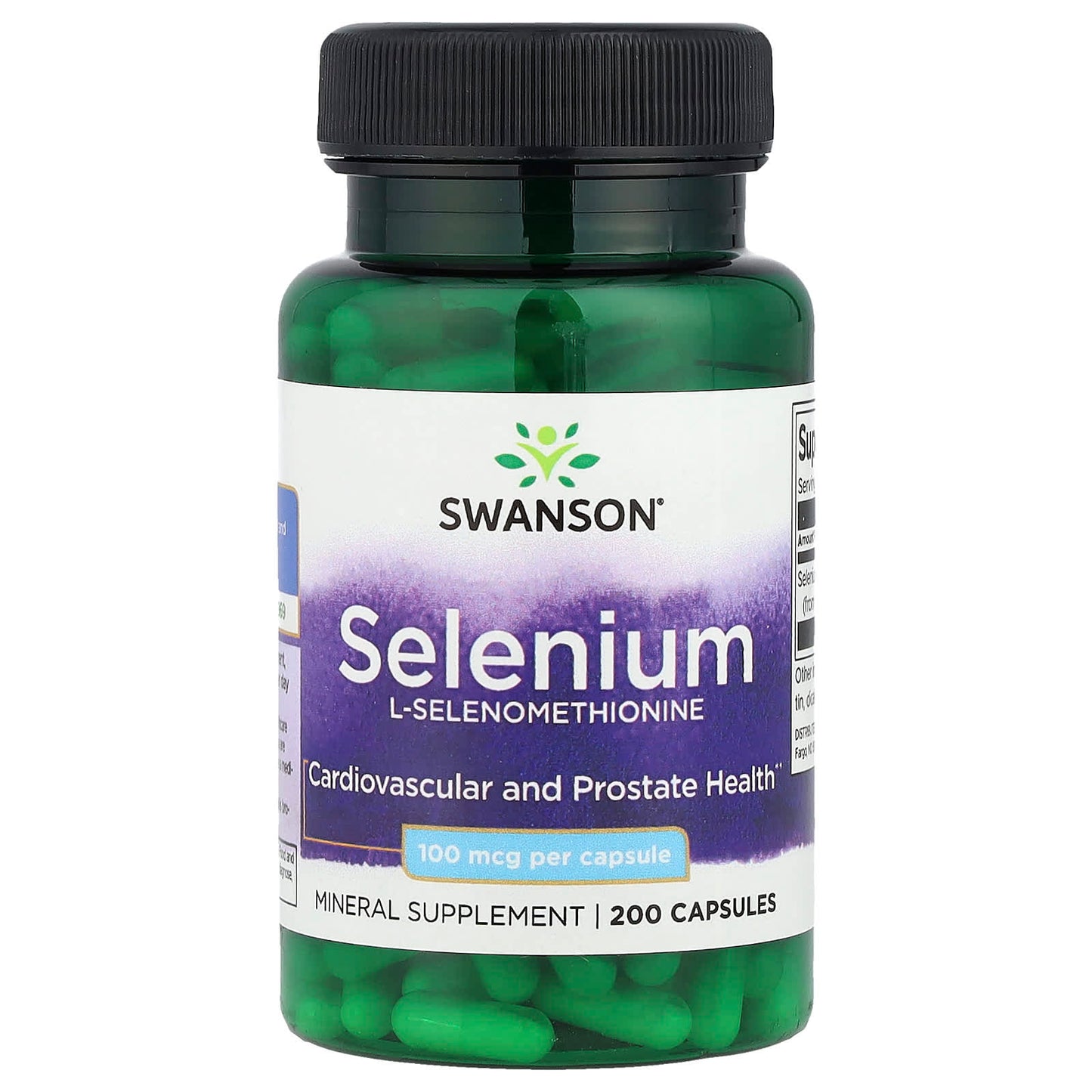 Swanson, Selenium, 100 mcg, 200 Capsules - Image 1