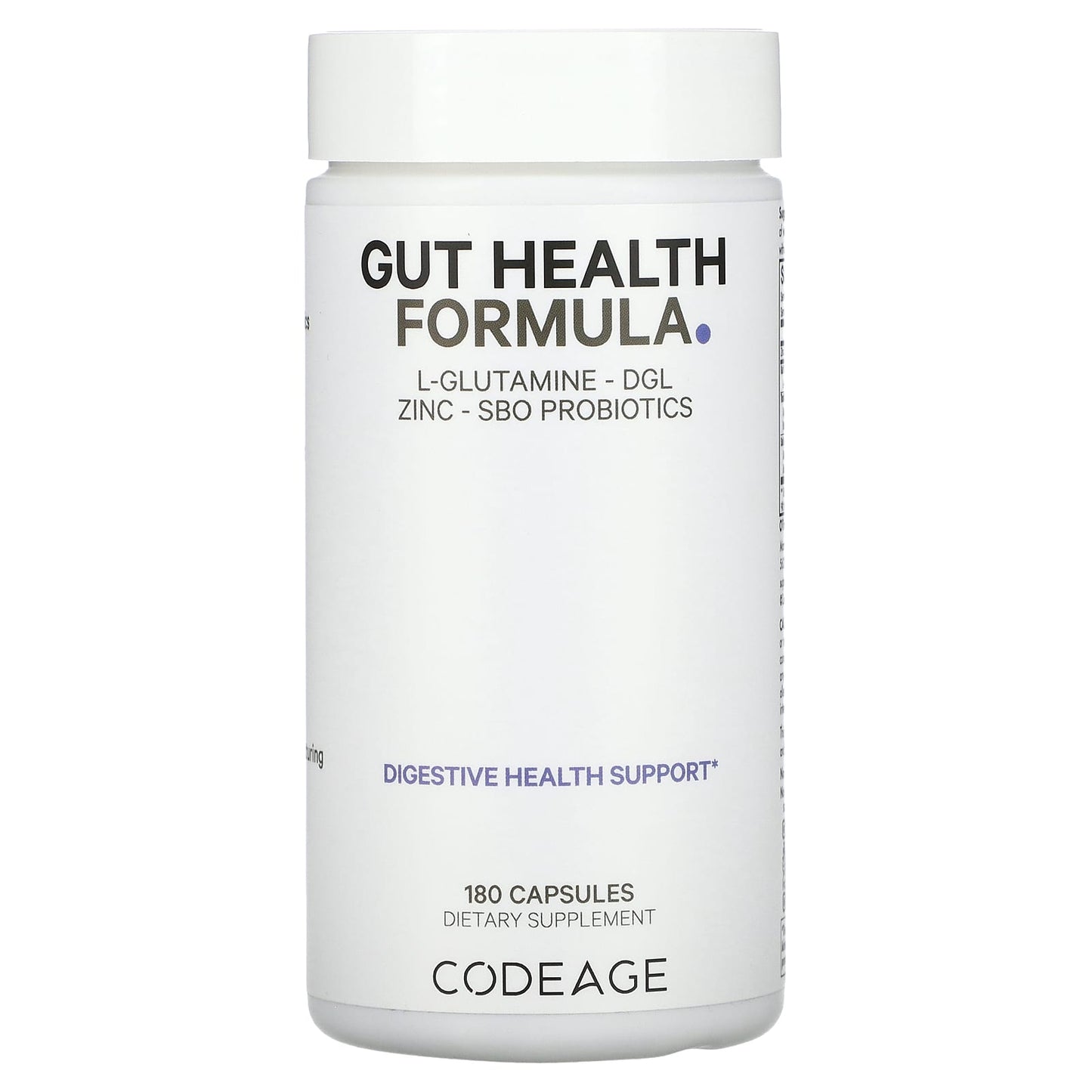 CodeAge Gut Health Formula - Support Digestive Health with Probiotics & Prebiotics - Image 1