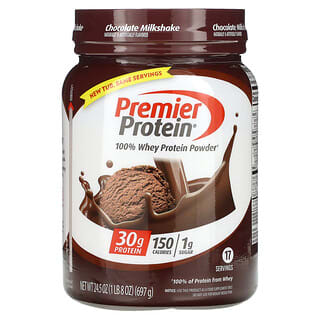 Premier Protein Chocolate Milkshake Protein Powder - 30g Protein, 1lb 8oz