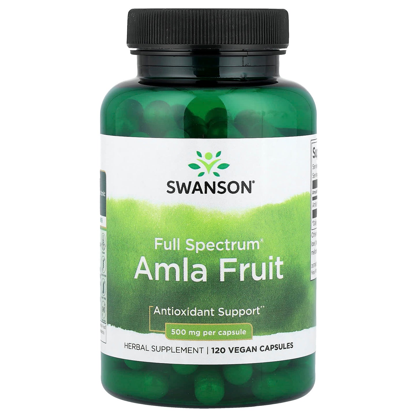 Swanson, Full Spectrum® Amla Fruit, 120 Vegan Capsules (250 mg per Capsule) - Image 1