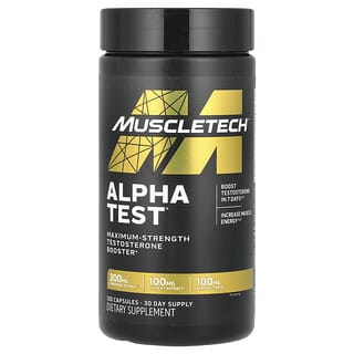 MuscleTech AlphaTest Testosterone Booster - 120 Capsules