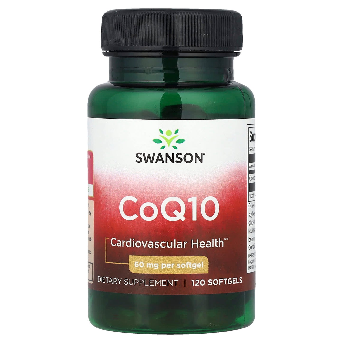 Swanson, CoQ10, 60 mg, 120 Softgels - Image 1