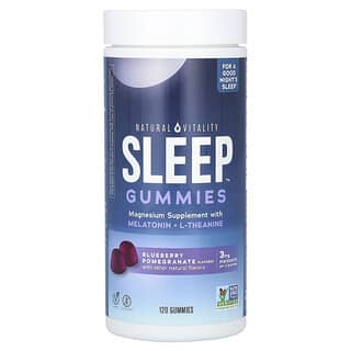 Natural Sleep Gummies with Melatonin & Magnesium by Natural Vitality