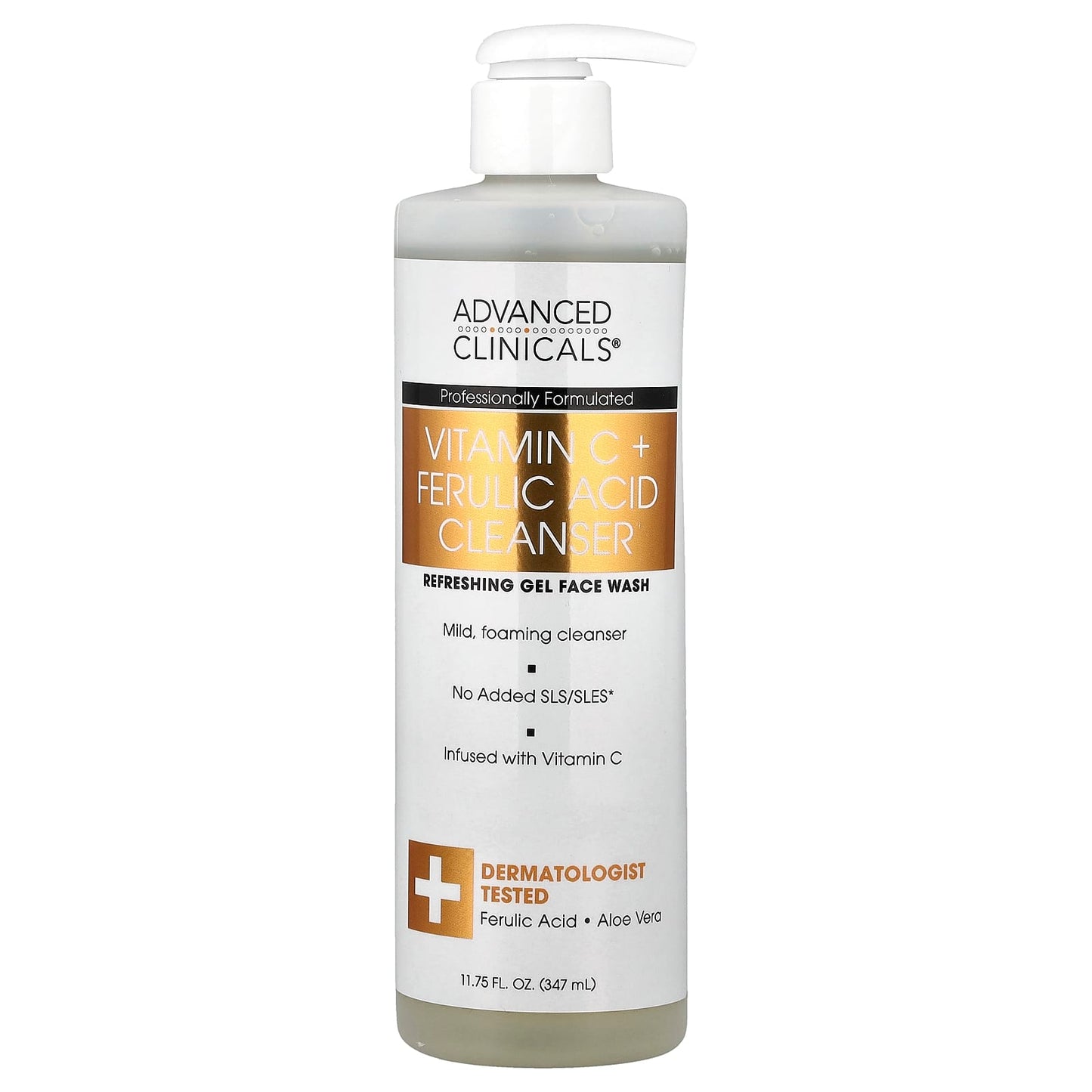 Vitamin C + Ferulic Acid Face Cleanser for Normal Skin by Advanced Clinicals - Image 1