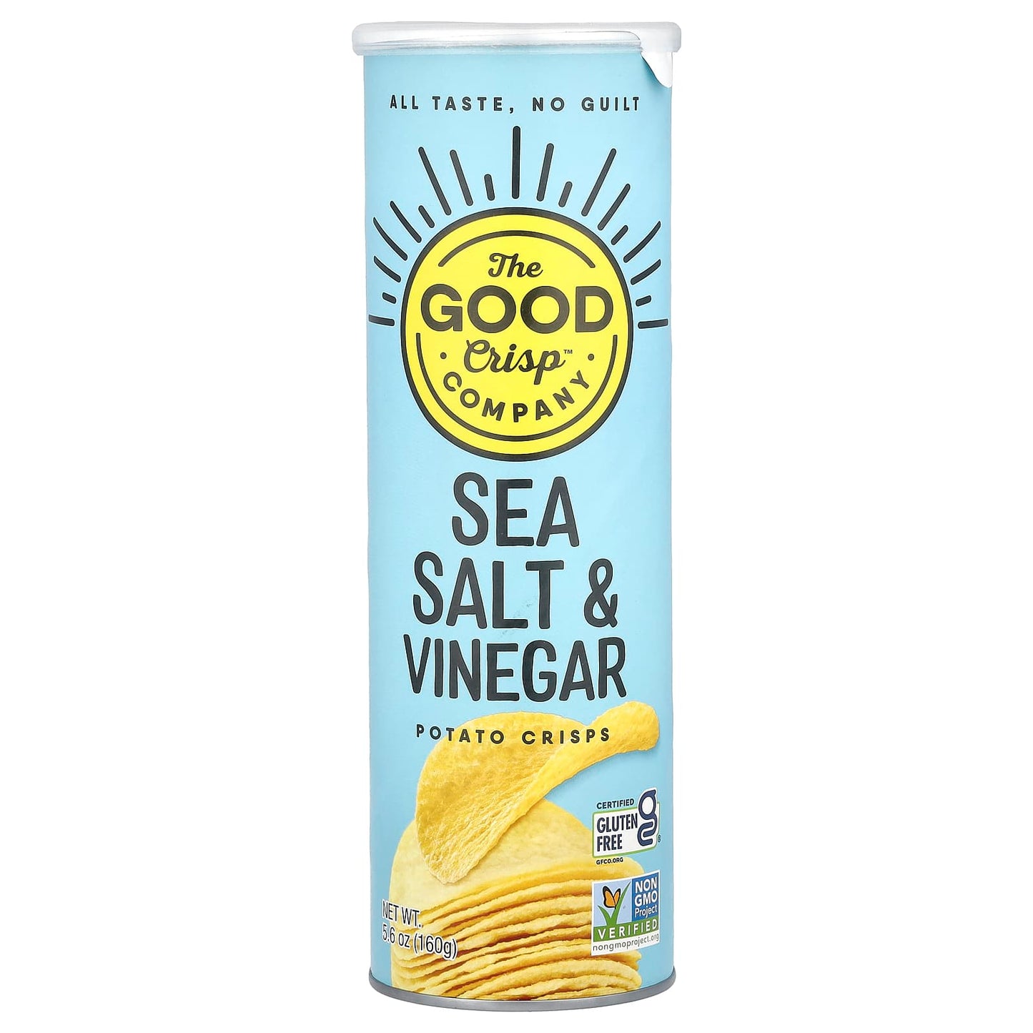 The Good Crisp Company, Potato Crisps, Sea Salt & Vinegar, 5.6 oz (160 g) - Image 1