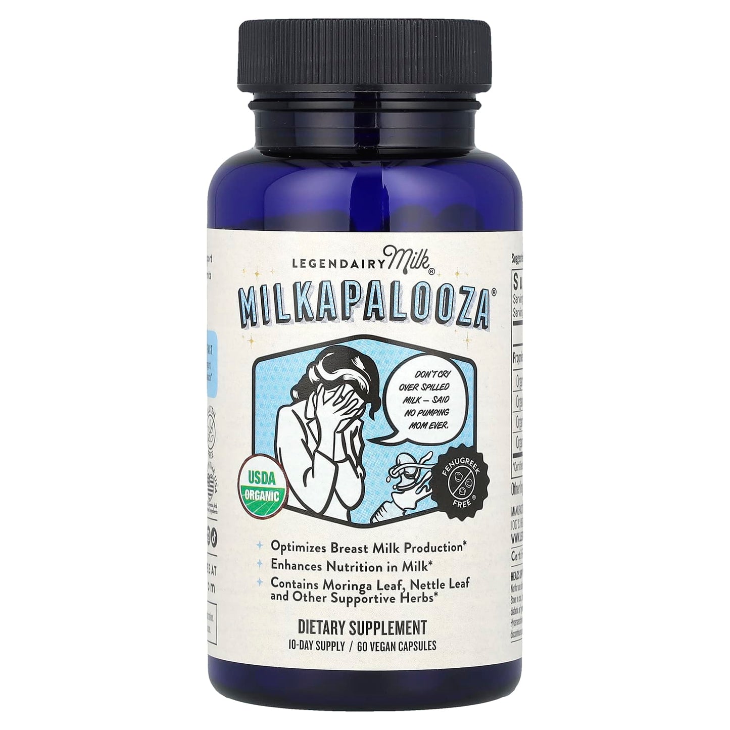 Legendairy Milk, Milkapalooza®, 60 Vegan Capsules - Image 1