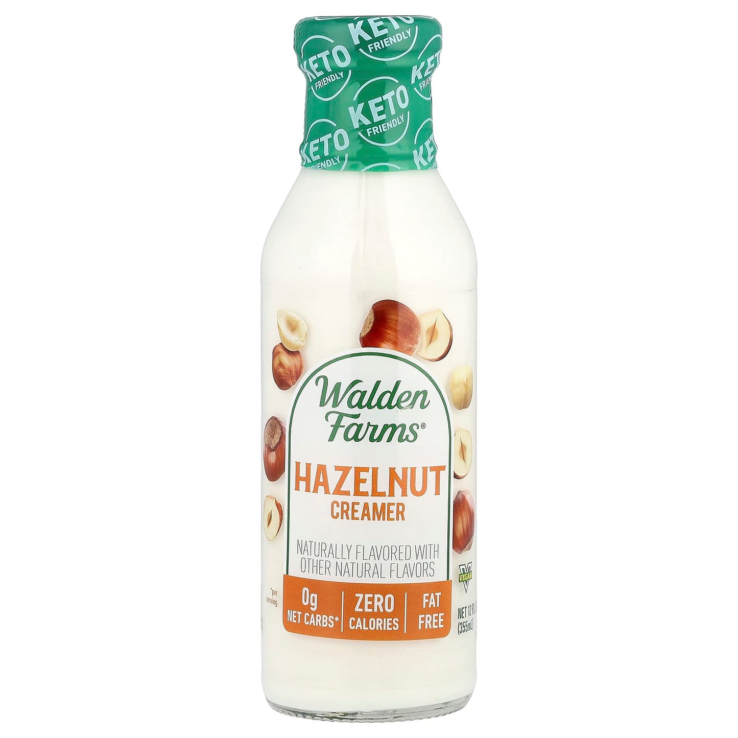 Walden Farms, Coffee Creamer, Hazelnut, 12 fl oz (355 ml) - Image 1