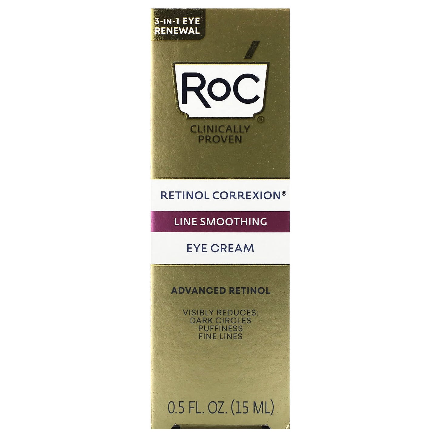 RoC, Retinol Correxion, Line Smoothing Eye Cream, 0.5 fl oz (15 ml) - Image 2