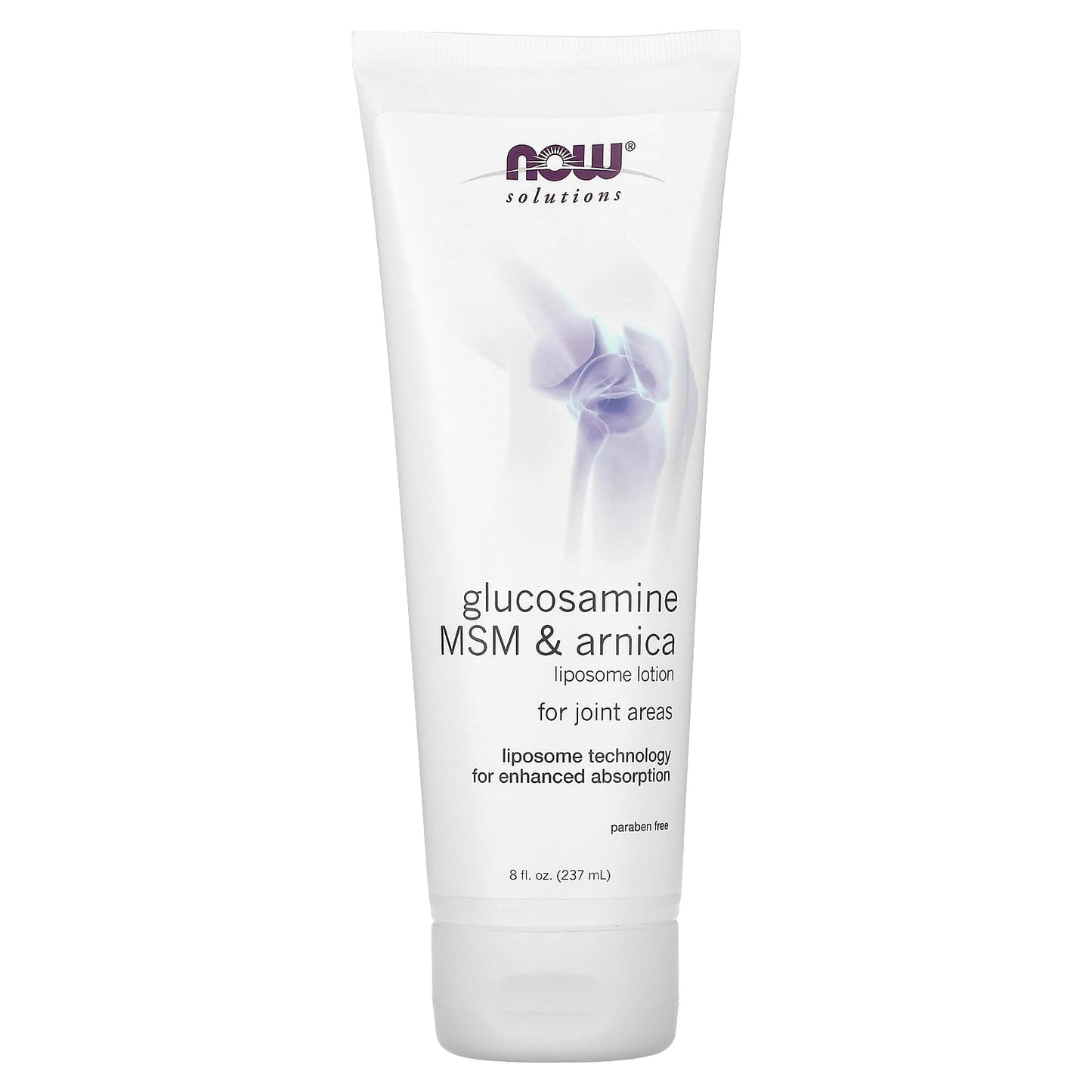 NOW Foods, Solutions, Glucosamine, MSM & Arnica, Liposome Lotion, 8 fl oz (237 ml) - Image 1