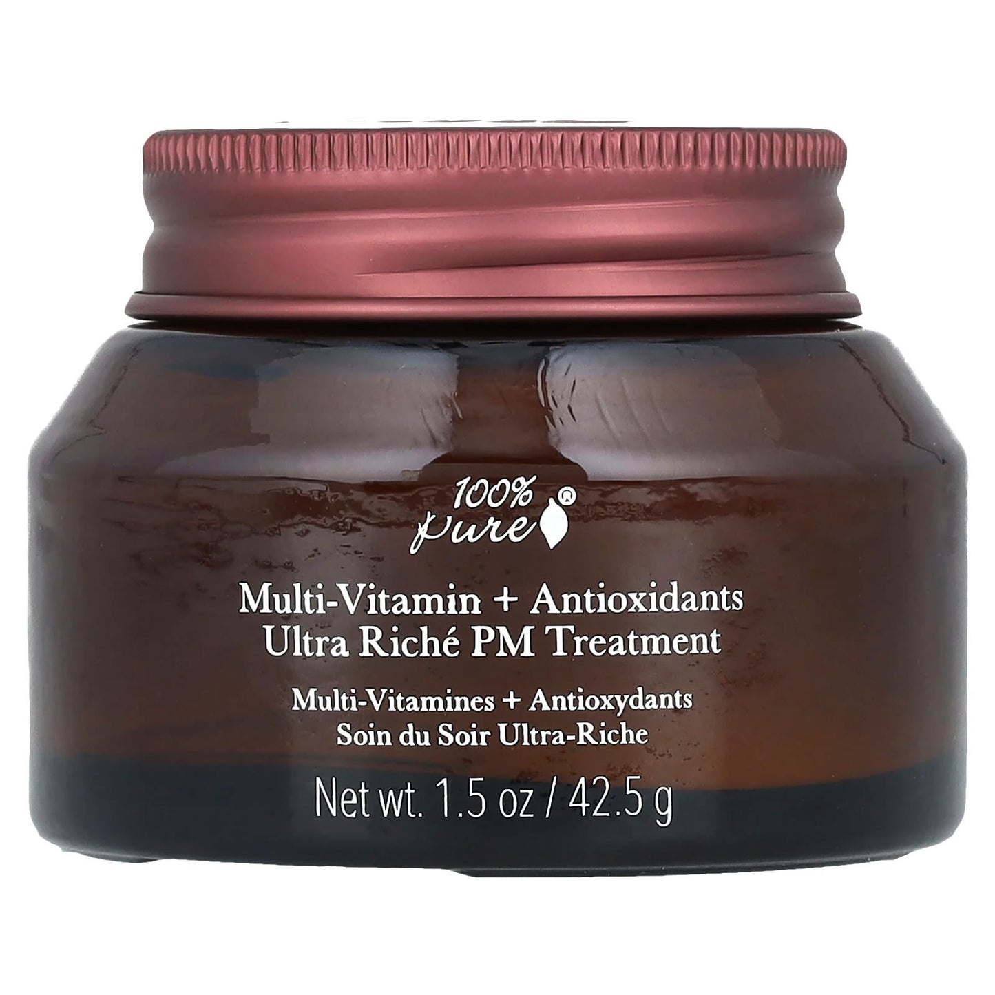 100% Pure Ultra Riché PM Treatment with Multi-Vitamins and Antioxidants, 1.5 oz - Image 1