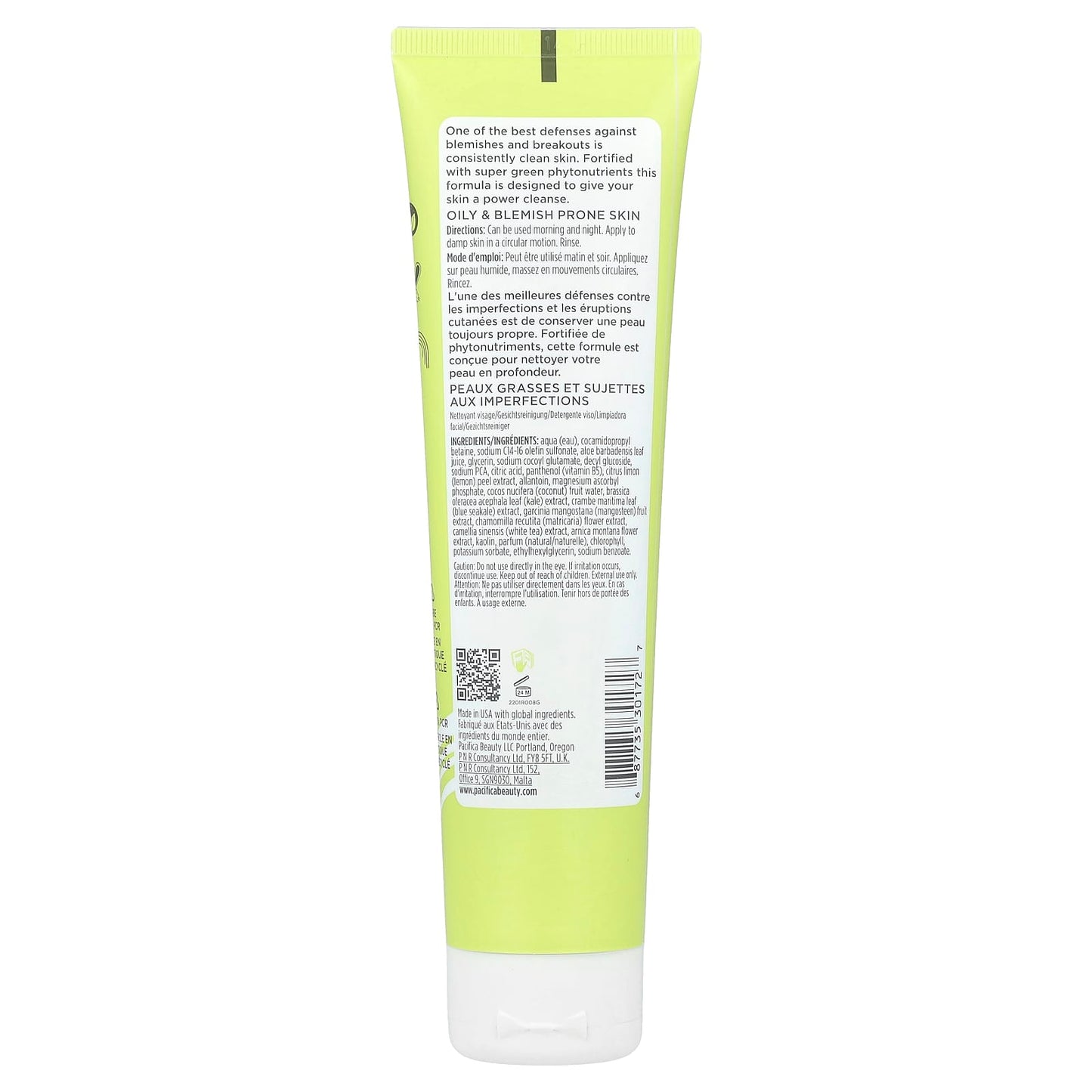 Pacifica, Kale Detox, Deep Cleansing Face Wash, 5 fl oz (147 ml) - Image 2
