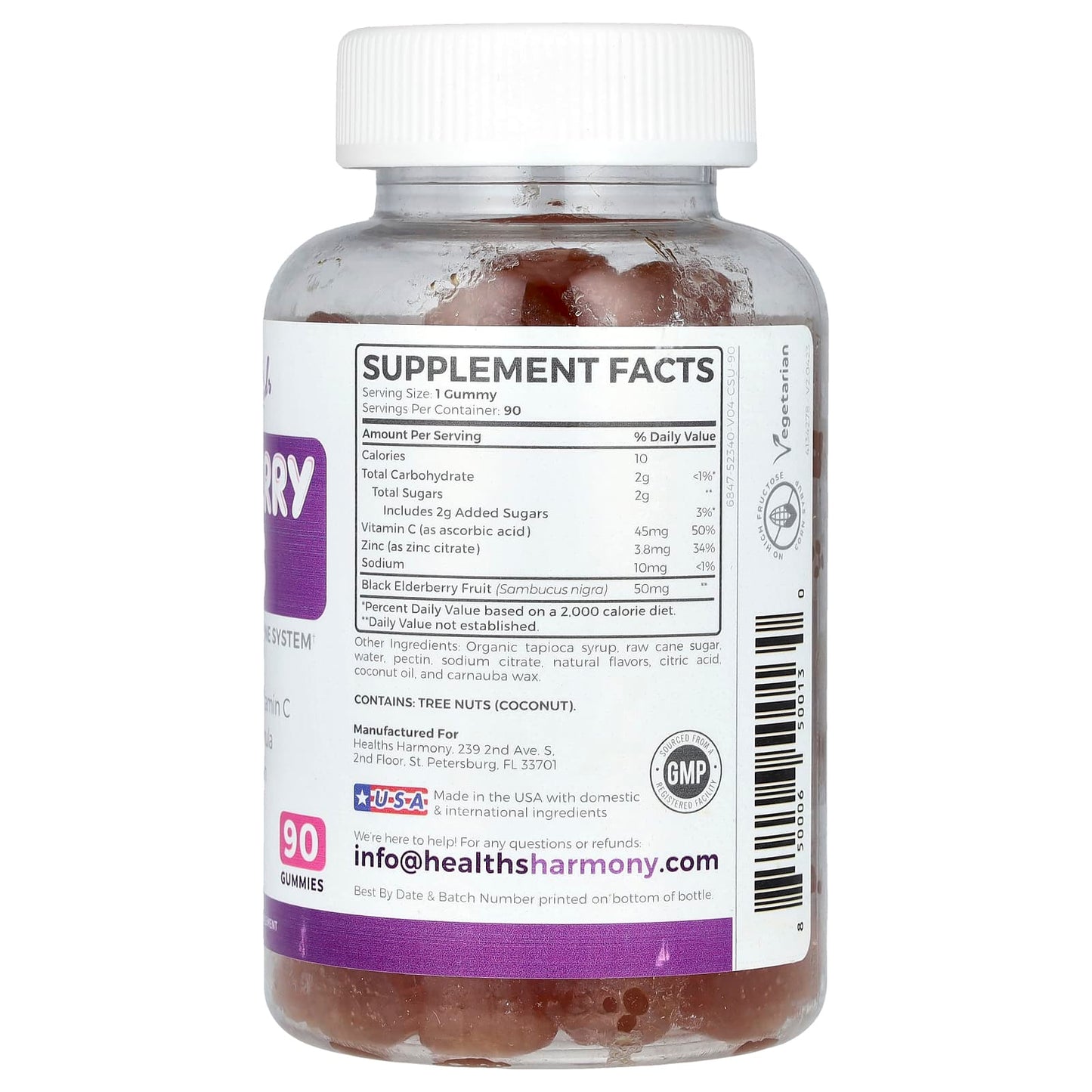 Healths Harmony Elderberry Gummies for Kids - Boost Immunity - Image 2