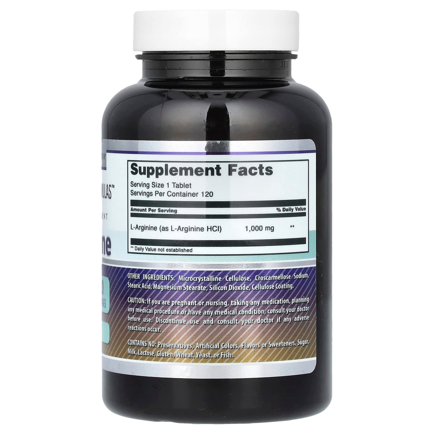 L-Arginine 1000mg Dietary Supplement for Healthy Blood Flow - Image 2