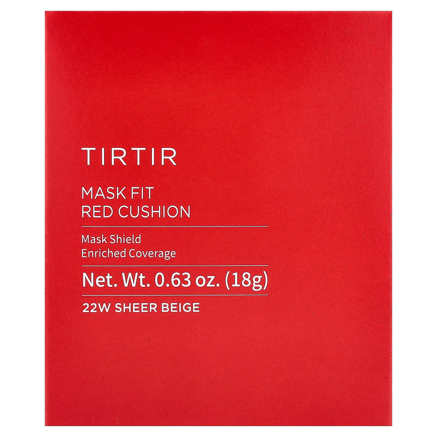 TIRTIR, Mask Fit Red Cushion, 22W Sheer Beige, 0.63 oz (18 g) - Image 2