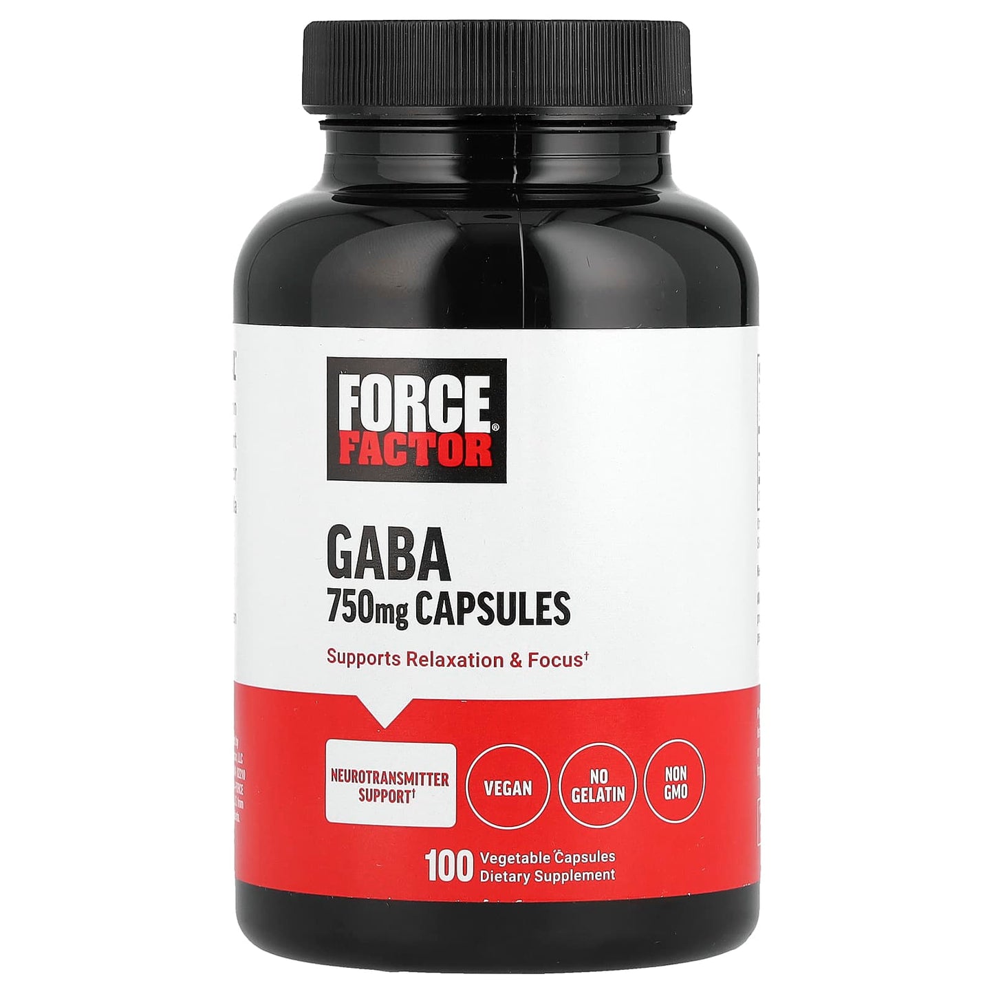 Force Factor GABA 750mg Relaxation Focus Support - Image 1