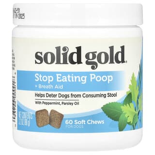 Solid Gold Stool Eating Deterrent for Dogs - 60 Soft Chews