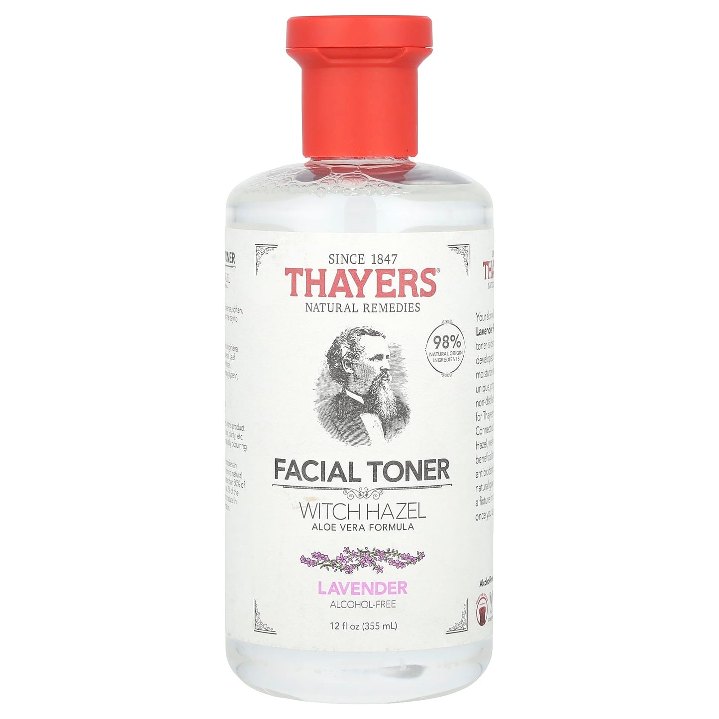 Thayers, Witch Hazel Facial Toner, Alcohol-Free, Lavender, 12 fl oz (355 ml) - Image 1