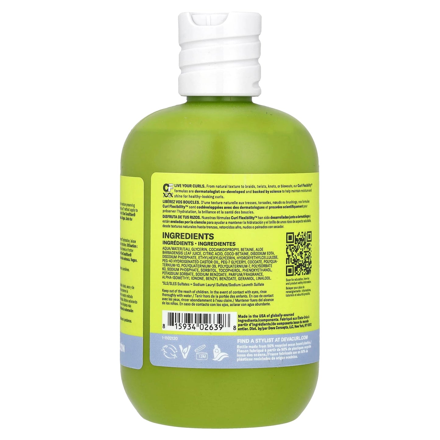 DevaCurl Low-Poo Original Cleanser for Dry to Coarse Curls 355ml - Image 2