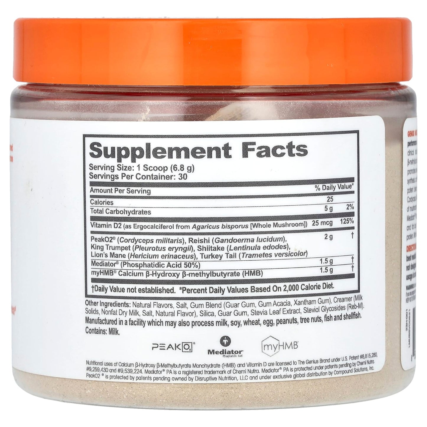 The Genius Brand, Genius Muscle, Salted Caramel, 7.2 oz (204 g) - Image 2