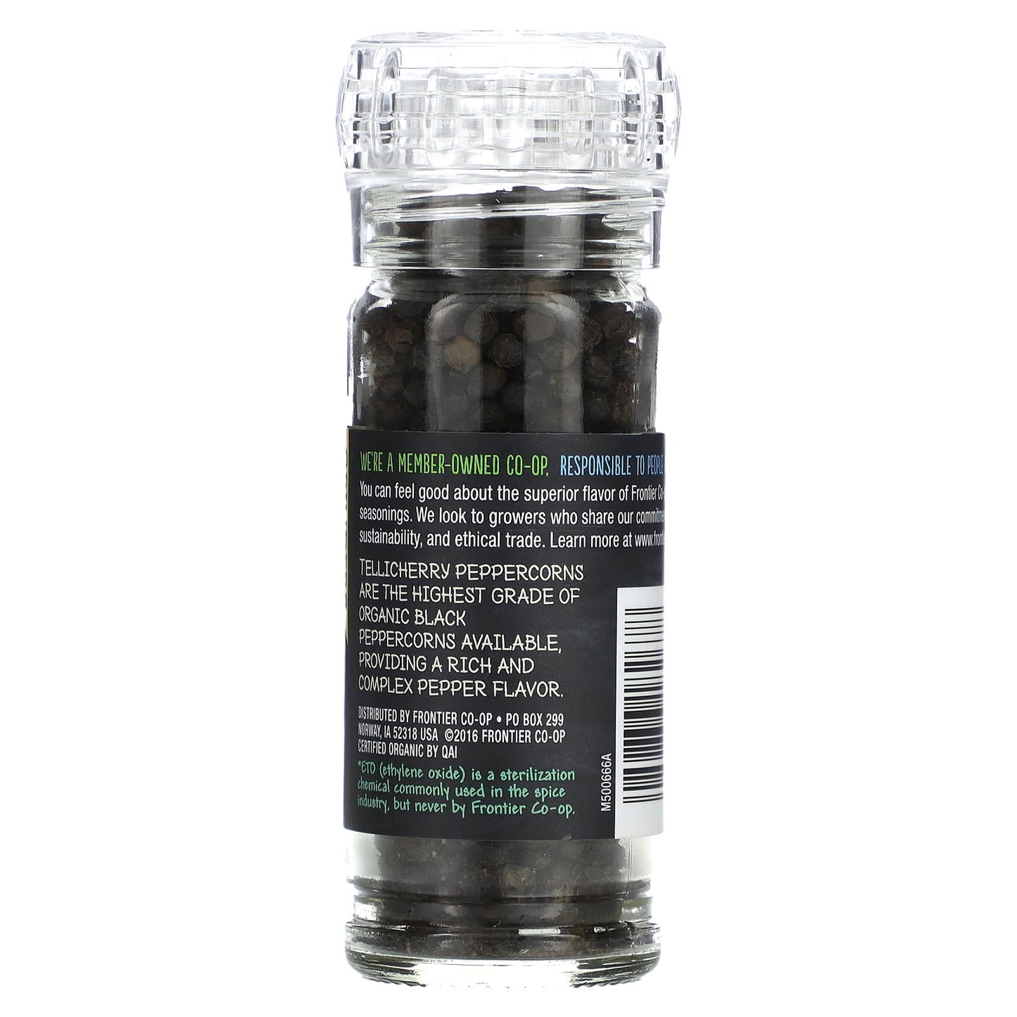 "Tellicherry Black Peppercorns by Frontier Co-op - USDA Organic, 1.76 oz" - Image 2