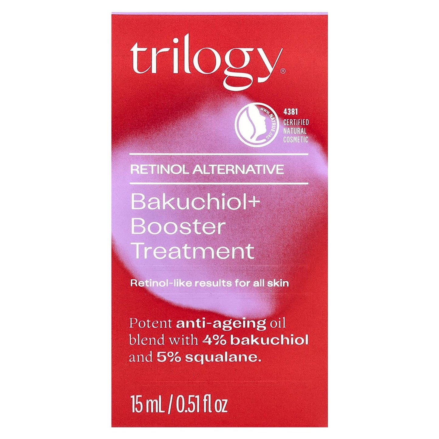 Trilogy, Bakuchiol + Booster Treatment, 0.51 fl oz (15 ml) - Image 2