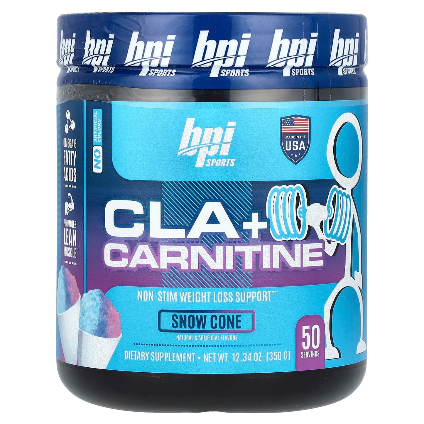 BPI Sports CLA + Carnitine for Lean Muscle & Fat Loss | 350g - Image 1