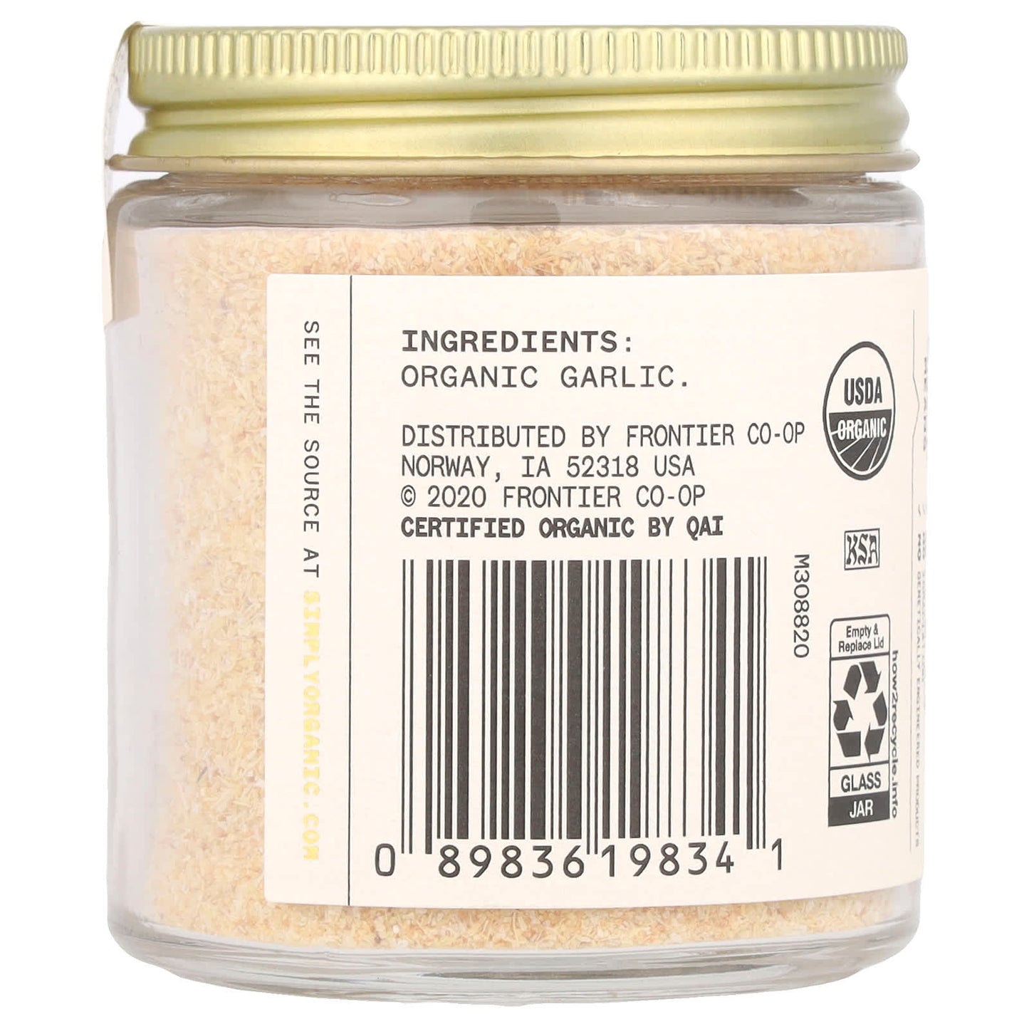 Simply Organic, Single Origin, Californian Garlic, 2.79 oz (79 g) - Image 2