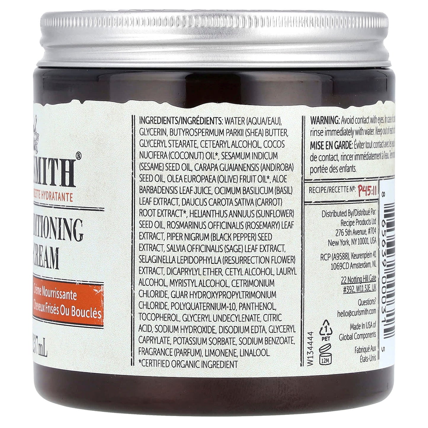 Curlsmith Moisture Recipe Nourishing Cream for Curly Hair - Image 2
