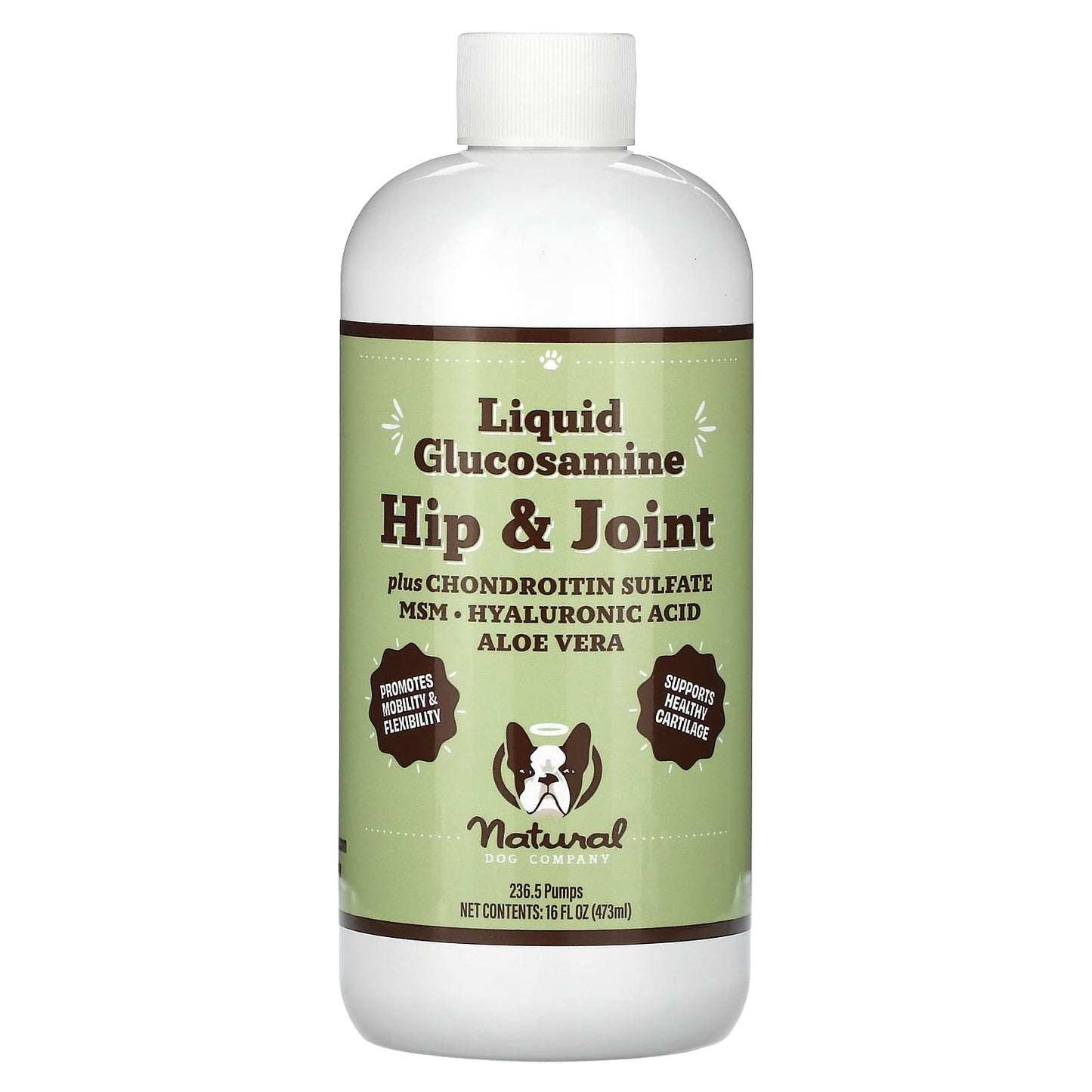 Natural Dog Company, Liquid Glucosamine, Hip & Joint, For Dogs, 16 fl oz (473 ml) - Image 1