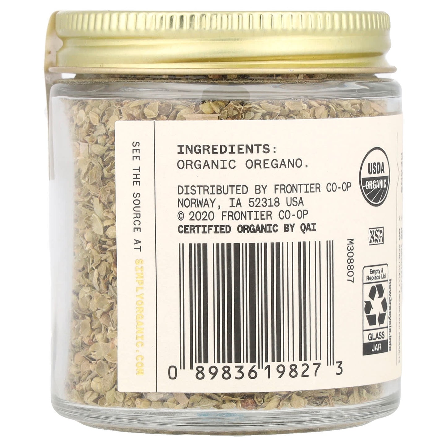 Simply Organic, Single Origin, Turkish Oregano, 0.52 oz (15 g) - Image 2