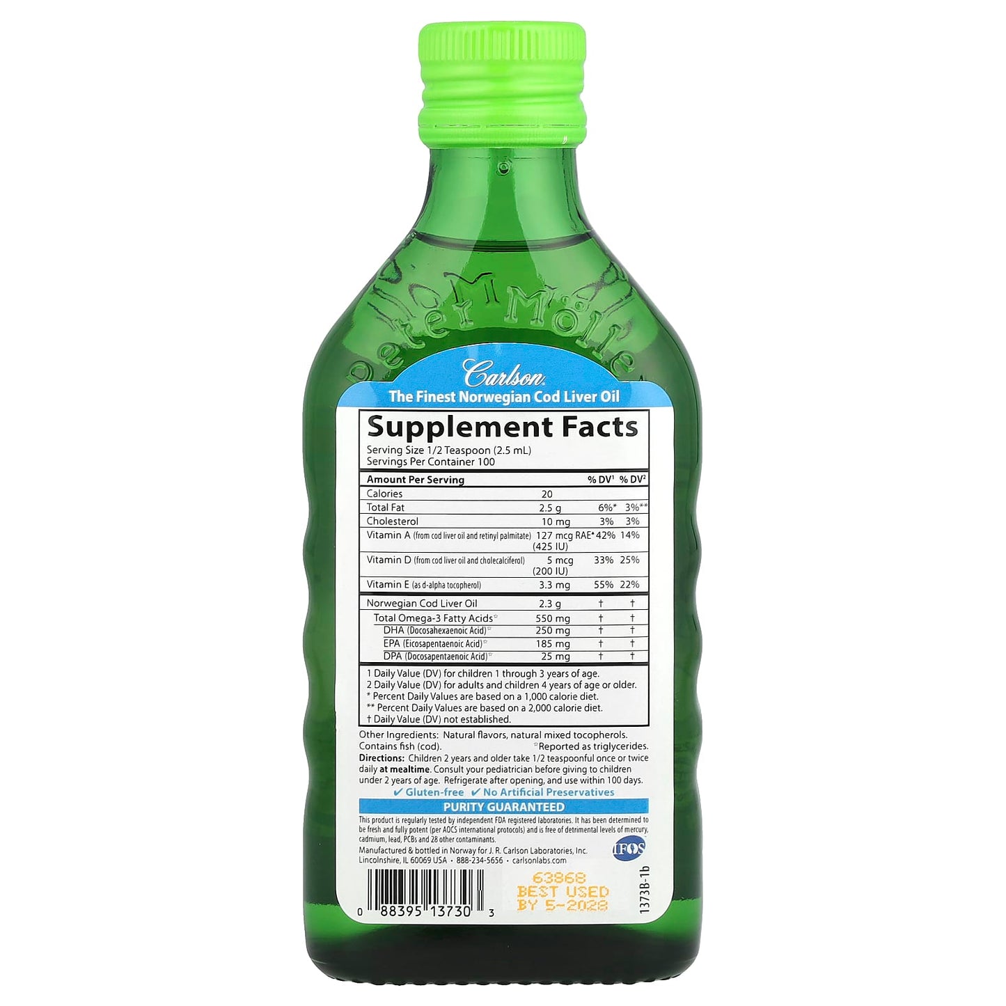 Norwegian Cod Liver Oil for Kids - Natural Immunity & Brain Health - Image 2