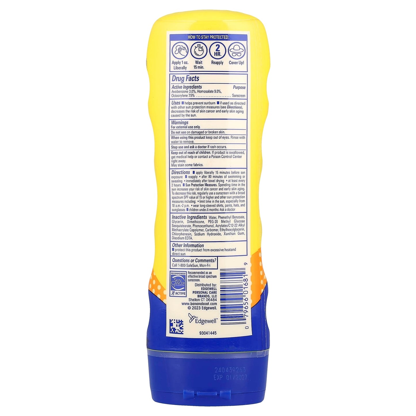 Banana Boat Kids Sport Sunscreen Lotion, SPF 50+, 6 fl oz - Image 2