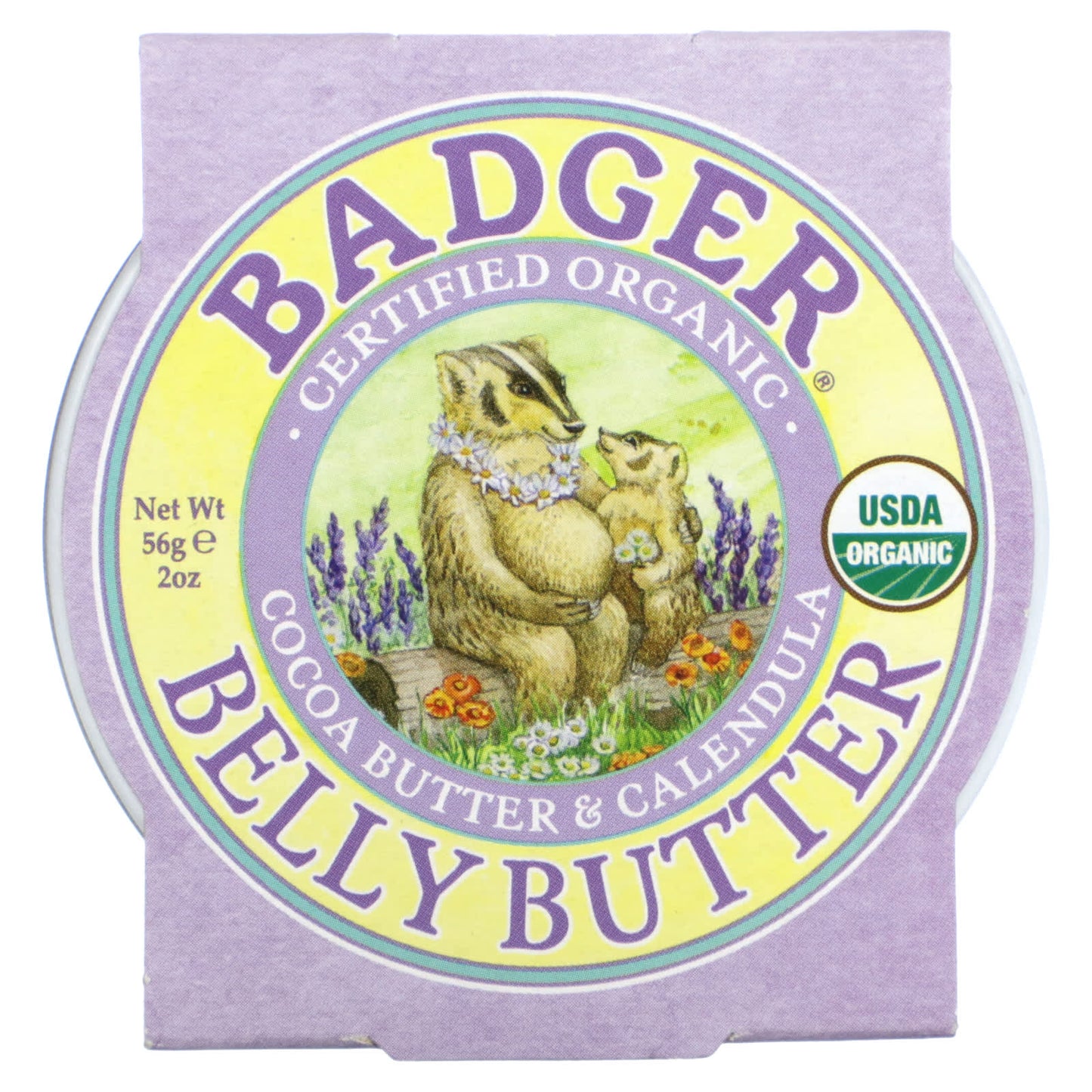 Organic Belly Butter by Badger - Soothe Dry, Stretched Skin - Image 2