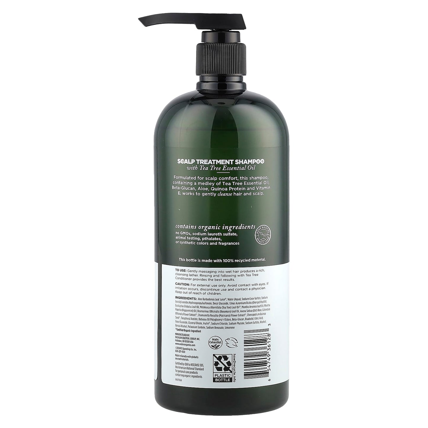 Tea Tree Scalp Treatment Shampoo by Avalon Organics, 32 fl oz - Image 2