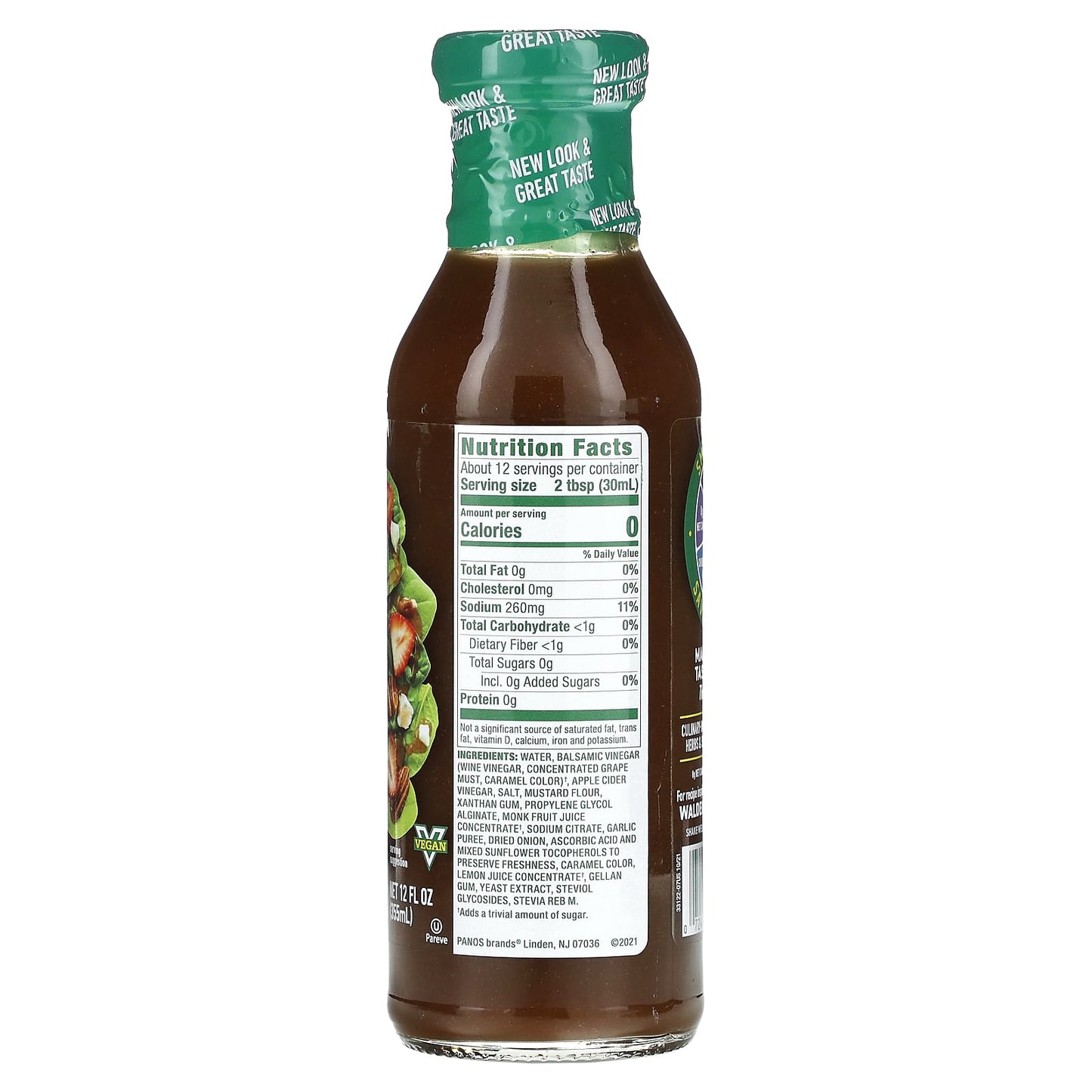 Walden Farms, Honey Balsamic Vinaigrette, 12 fl oz (355 ml) - Image 2