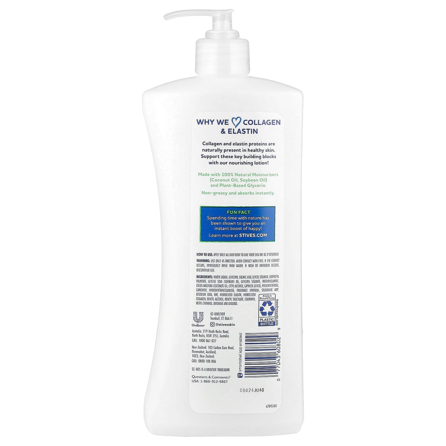St. Ives, Renewing Body Lotion, Collagen & Elastin, 21 fl oz (621 ml) - Image 2