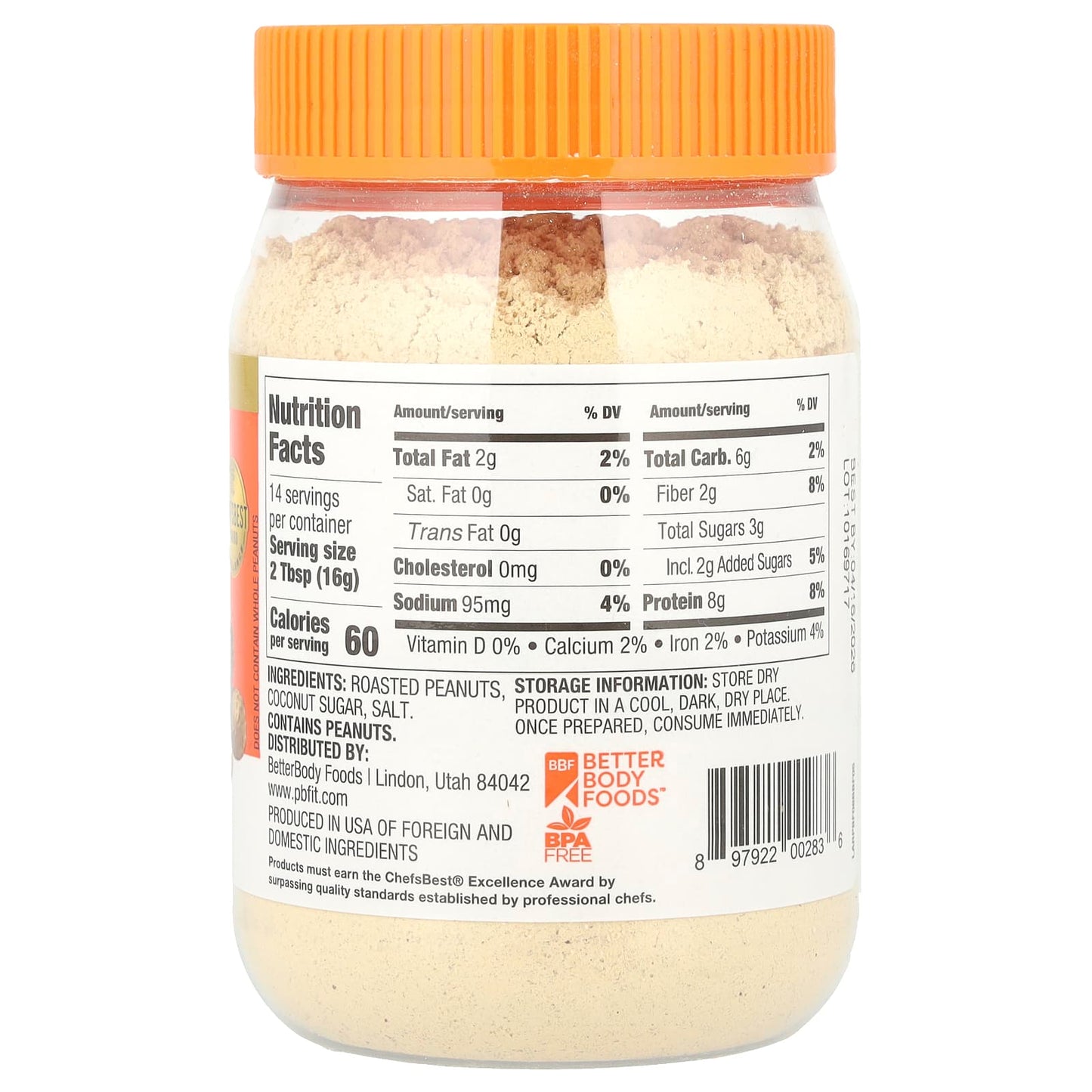 PBfit, Roasted Peanut Powder, Classic, 8 oz (227 g)