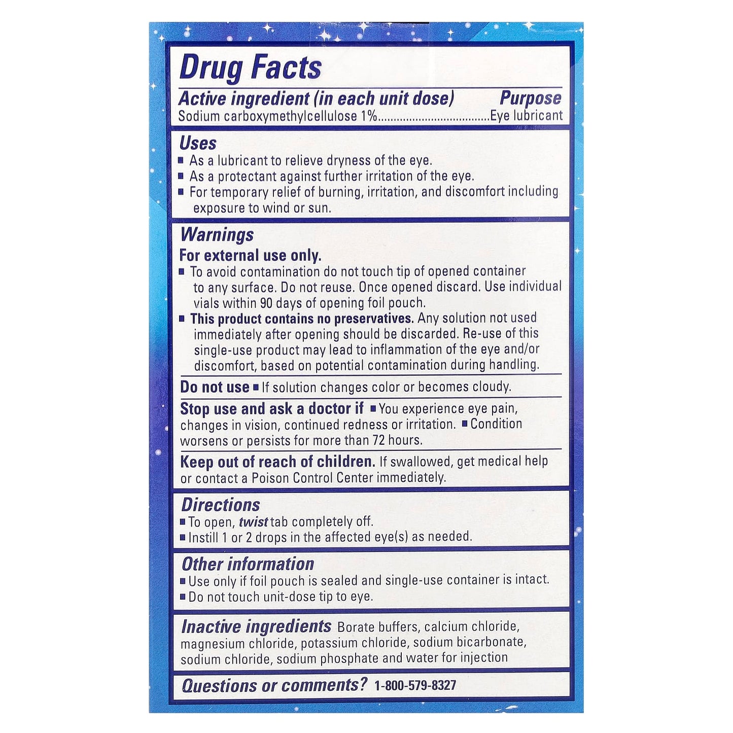 TheraTears, Nighttime Dry Eye Therapy, Lubricant Eye Gel, 30 Single-Use Vials - Image 2